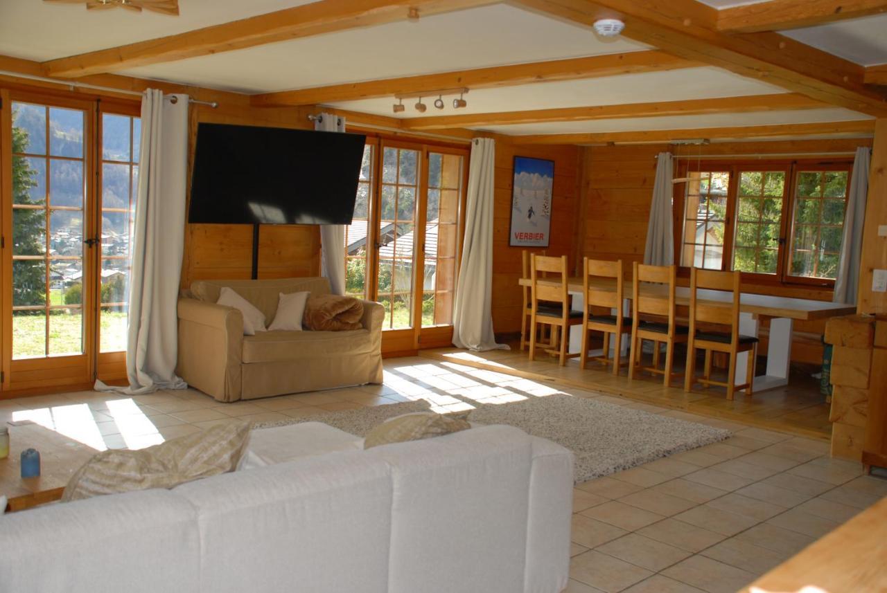 Chalet Edelweiss - Verbier, Mountain Views, Jacuzzi! Volleges Buitenkant foto
